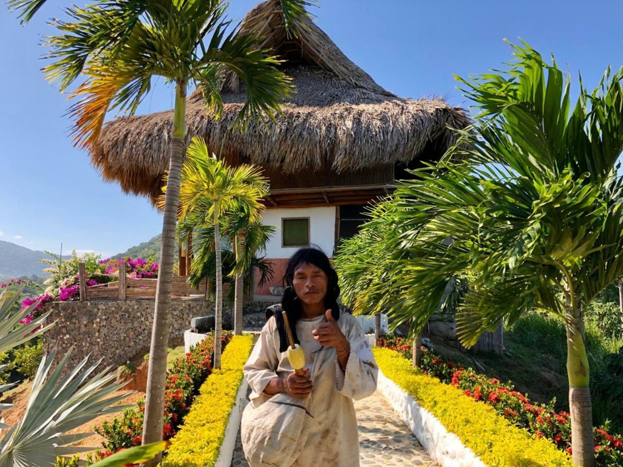 אל סאינו Moon Wind Tayrona Hostel מראה חיצוני תמונה